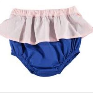 Tiny Cottons Pink/Blue Girls Bloomer Sz 12-18m